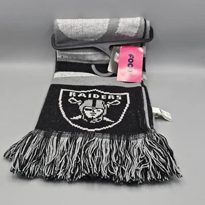 Bufanda de fútbol americano de los Raiders NFL FOCO - Imagen 1 de 7