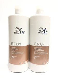 (2 PACK) Wella Fusion Intense Repair Shampoo and Conditioner Duo, 33.8 oz - Picture 1 of 1