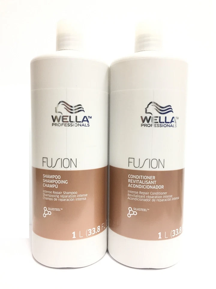 (2 Pack) Wella Fusion Intense Repair Shampoo and Conditioner Duo, 33.8 oz - Image 1 of 1