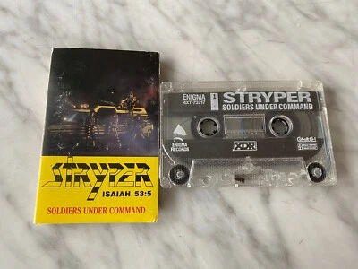 Stryper Soldiers Under Command CASSETTE Tape 1985 Enigma 4XT-73217 RARE! OOP! - Image 1 of 3