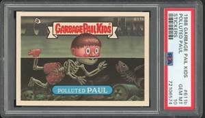 Topps Garbage Pail Kids 15th Series #611b Polluted Paul PSA 10 GEM MINT Os15 - Picture 1 of 3