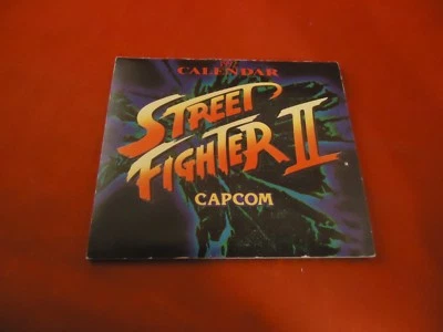 Street Fighter II 1992 Super Nintendo SNES Sega Genesis Calendario Promocional SOLO Foto 1 de 4
