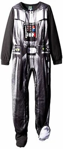 Star Wars Darth Vader Footed Sleeper Blanket Pajama Boy Size 6 8  - Picture 1 of 1