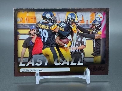 2022 Panini Absolute Last Call #LC-20 JAMES PIERRE Pittsburgh Steelers - Image 1 of 2