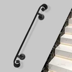 Wall Handrail for Stair Rail 3ft Stainless Steel Black Iron Loft Pipe 3ft/0.9m - Picture 1 of 12