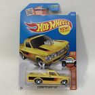 Hot Wheels Custom 72 Chevy Luv Yellow New for 2016 (2872)