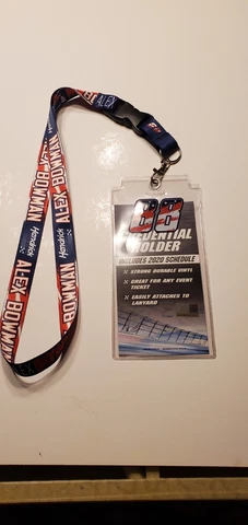 Alex Bowman Hendricks Motorsports 2020 Patriotic Nascar Ticket lanyard Cover