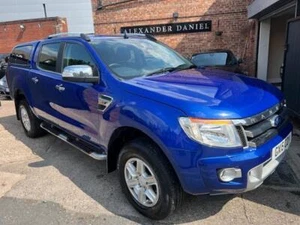 15 Reg 2015 FORD RANGER 2.2 TDCi LIMITED 1 SUPER CAB PICKUP 4WD 4DR BLUE METT - Picture 1 of 20
