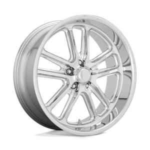 17 Inch Wheel Rim US Mag U131 Bullet Chrome 17x8 5x4.75 +1mm New - Picture 1 of 2
