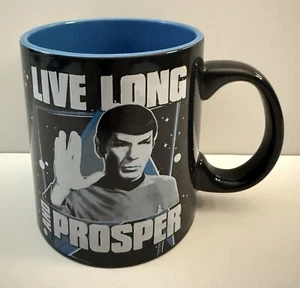 Taza de café de cerámica Star Trek Spock Vulcan Live Long and Prosper Jumbo 20 oz - Imagen 1 de 7
