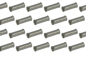4 AWG TEMCo Butt Splice Connector Tin Plated Copper Uninsulated Gauge. 25 Pack - Picture 1 of 5