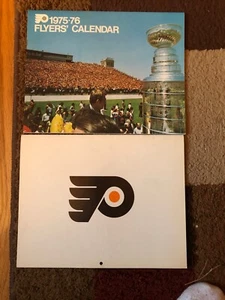 Vintage 1975-76 Philadelphia Flyers Team Schedule Calendar NHL. - Picture 1 of 10