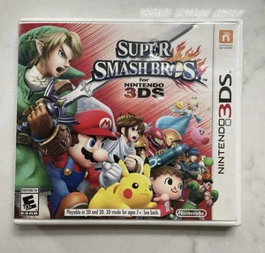 Super Smash Nintendo 3ds nur Hülle und Handbuch (ohne Spiel) - Bild 1 von 5