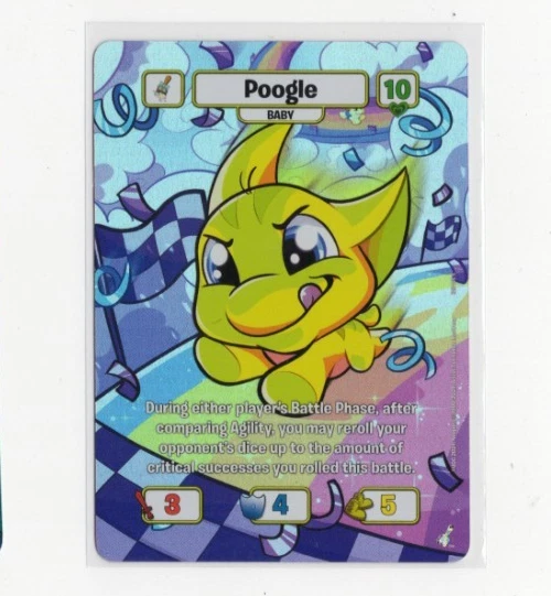 Foil - Neopets Battledome TCG 25th Anniversary Baby Poogle - Image 1 of 1