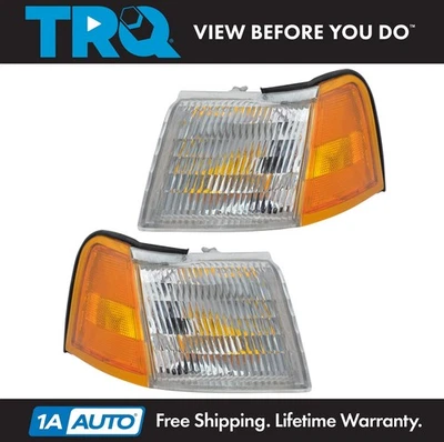 Juego de luces marcadoras de esquina TRQ para Ford Thunderbird Mercury Cougar 1989-1995 Foto 1 de 4