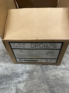 APPLETON, GRCA75, 3/4" MALL IRON GR CONDUIT OUT BOX EXPLOSION IGNITION Box 5 - Picture 1 of 2