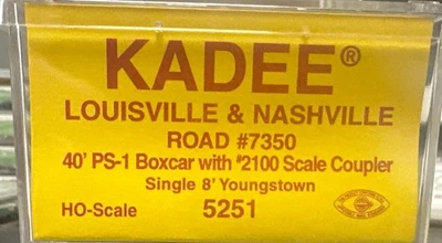Kadee Cars HO RTR #5251 40’ Boxcar L&N NIB - Image 1 of 3