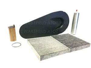 FOR BMW 530 D 530D F10 F11 F10 F11 OIL AIR FUEL CABIN POLLEN FILTER SERVICE KIT - Picture 1 of 4