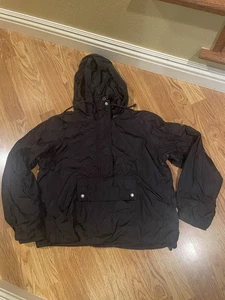 Old Navy Vintage Cropped Damen gefütterter Windbreaker Pull Over Gr. M - wie besehen - Bild 1 von 12
