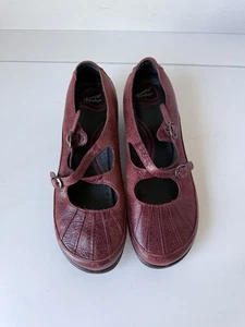 Zapatos para conducir Dansko 36 Mary Jane para mujer talla 5,5-6 rojos con dos correas - Imagen 1 de 10