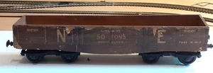 FRÜHE SPUR O - 50 TONNER 7 BOHLENWAGEN 51001 N.E. BRAUN - HOLZ/METALL 'R.F.STEDMAN' - Bild 1 von 8