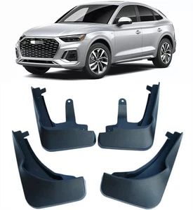 Genuine Front & Rear Splash Guards Mud Flaps For 2021-2024 Audi Q5 Sportback - Picture 1 of 9