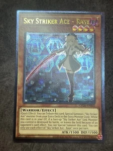 Yu-Gi-Oh! Sky Striker Ace - Raye Ultimate Rare OP20-EN002 - MISPRINT ERROR - Picture 1 of 2