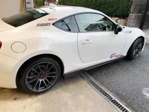 CARBON SIDE SKIRTS EXTENSION CS STYLE FOR TOYOTA 86 SCION FRS FR-S 2012+ - Picture 1 of 6