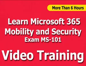 Microsoft 365 Mobilitäts- und Sicherheitsprüfung MS-101 Zertifikat Video Training Tutorial CBT - Bild 1 von 1