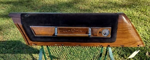 1975 Cadillac Fleetwood d'elgance BLACK Velour Driver Door Trim UPPER Pad VGC - Picture 1 of 16