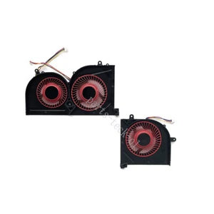 New CPU + GPU Cooling Fan for MSI Stealth Pro GS63 GS63VR GS73 GS73VR 6RF 7RF US - Afbeelding 1 van 7