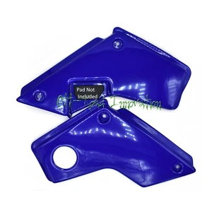 NEW Kawasaki Tecate 4 Side Panels Right & Left w/ hardware,T4 Side Covers, Blue - Picture 1 of 2