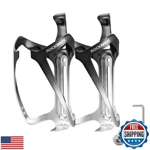 ROCKBROS Durable Aluminum Bike Water Bottle Holder - Lightweight for MTB, Roa - Picture 1 of 5