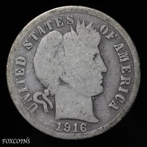 1916-S LLANTAS COMPLETAS ORIGINALES BARBER DIME en muy buen estado+ - Imagen 1 de 3
