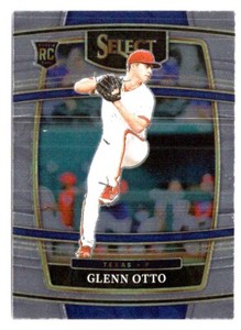 GLENN OTTO RC 2022 PANINI SELECT #6 TEXAS RANGERS