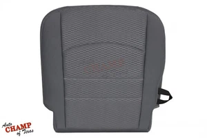 2014 Dodge Ram 2500 3500 SLT Driver Side Bottom Seat Cover, Gray w/Alloy Center - Picture 1 of 12