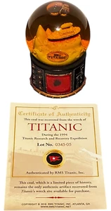 Titanic Snow Globe with Authentic Recovered Coal (RMS Titantic) with COA - Picture 1 of 7