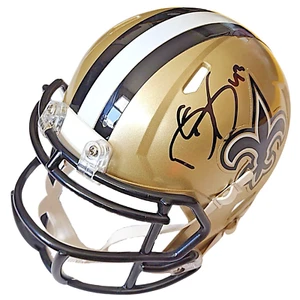 Darren Sproles Signed New Orleans Saints Mini Helmet Beckett QR Code COA Proof - Picture 1 of 7