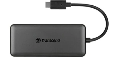 Transcend Hub USB 3.1 Type-C 10000 Mbit/s Nero TS-HUB5C HUB5C - Immagine 1 di 3