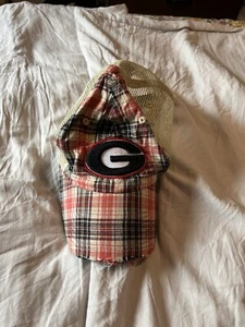 Georgia Bulldogs Plaid Ball Cap - Picture 1 of 5