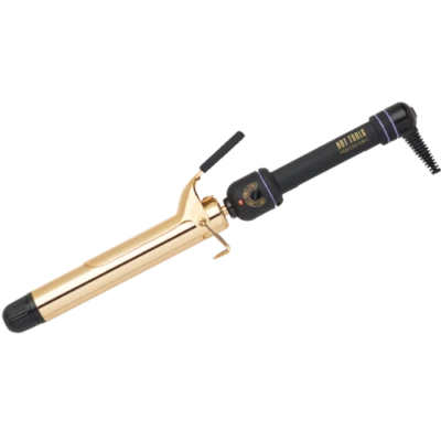 Hot Tools Salon Curling Iron/Wand-EXTRA LONG BARREL 24k Gold 1-1/4" Barrel Size - Image 1 of 4