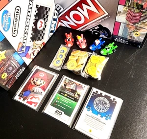 Monopoly Gamer Mario Kart 2018 Replacement Parts Karts Game Board Coins Cards - Picture 1 of 11