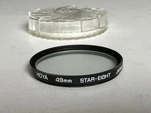 Vintage Hoya 49mm Star Eight Effect Filter & Keeper - Picture 1 of 1