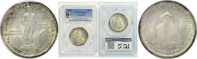 1925 Lexington Commemorative Half Dollar   PCGS MS-66 - Image 1 of 3