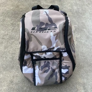 LS2 Camo Motorcycle Track Race ATV Helmet Carry Backpack Protection Case - Picture 1 of 11