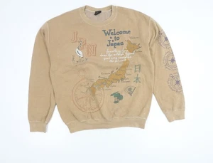Urban Outfitters Unisex Beige Graphic Print XS Sweatshirt - Picture 1 of 12