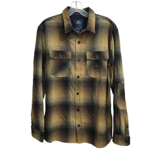 Roark x Pendleton Shirt Mens M Shadow Plaid Wool Snap Classic Fit Norseman EUC - Picture 1 of 15