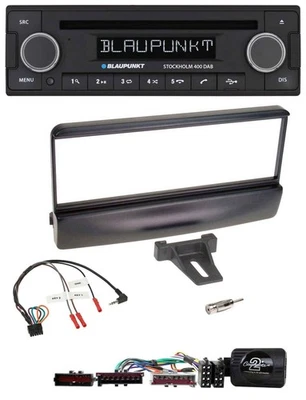 Blaupunkt Lenkrad Bluetooth DAB CD USB Autoradio für Ford Mondeo 2000-02 schwarz - Bild 1 von 4