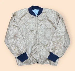 Vintage 60er Jahre BVD Knopfleiste Jacke Herren groß braun hellbraun 60s Vintage - Bild 1 von 5