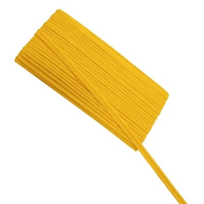 Sushila Vintage Cabo Amarelo Tubulação 15 Jardas Borda Artesanal Acabamento Costura Borda de Renda - Imagem 1 de 4